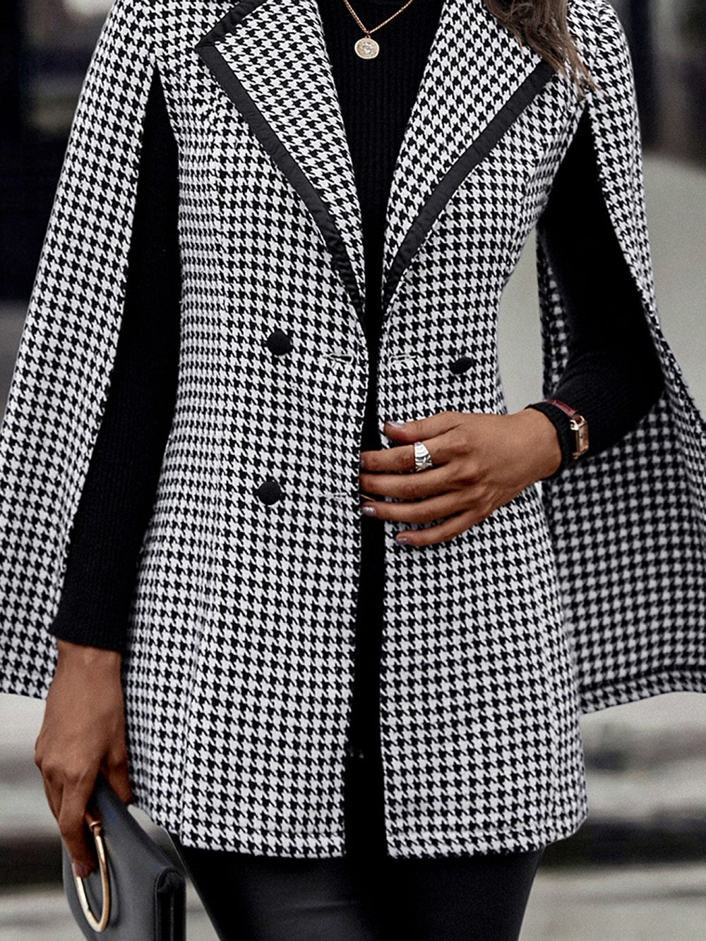 Elegant Split Long Sleeve Blazer