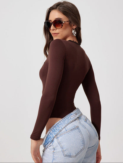 Long Sleeve Yoga Bodysuit