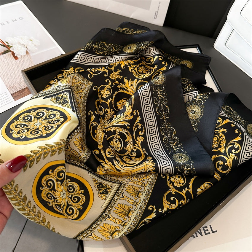 Light Luxury Silk Scarf – 70cm Elegant