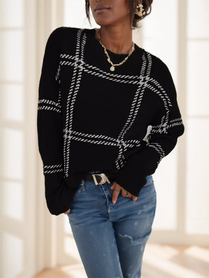 Plaid Sweater