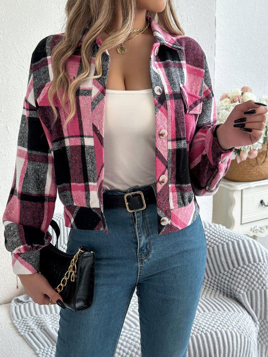 Plaid Stripe Long Sleeve Shirt