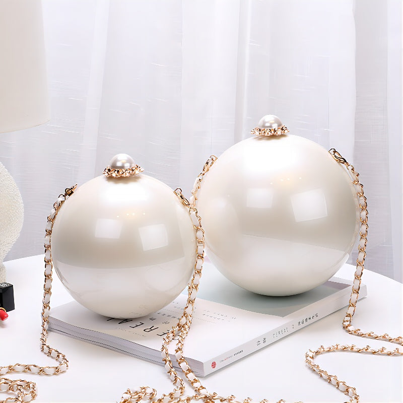 Luxury Round Ball Bag Elegant