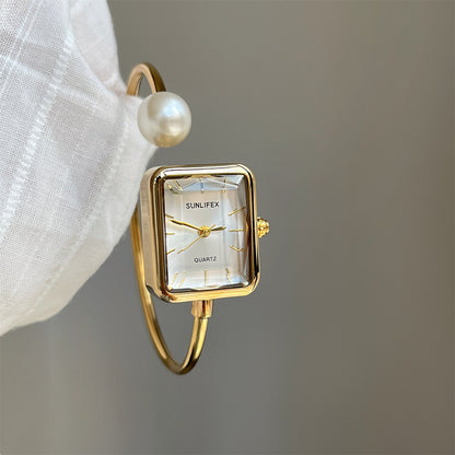 Pearl Pearl Bracelet Watch Elegant Niche Jewelry Timepiece