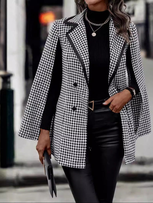Elegant Split Long Sleeve Blazer