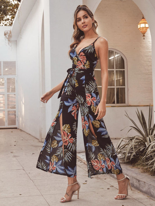 Split Jumpsuit Trendy Fashion One-Piece