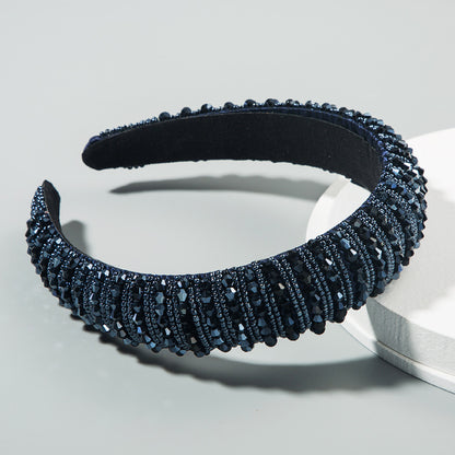 Hand-Woven Crystal Baroque Headband