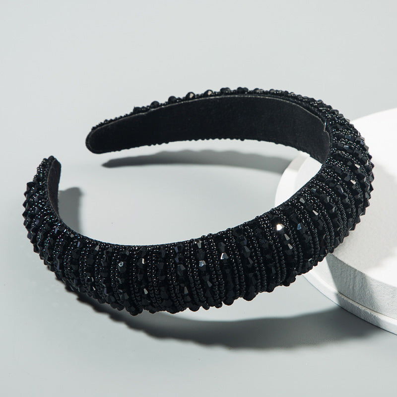 Hand-Woven Crystal Baroque Headband