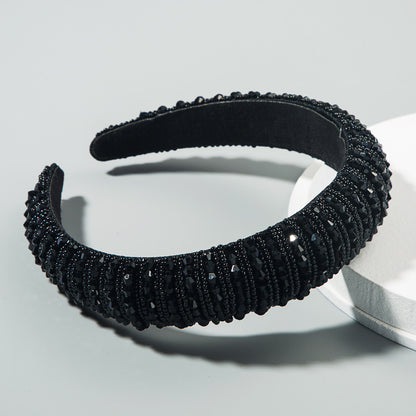 Hand-Woven Crystal Baroque Headband