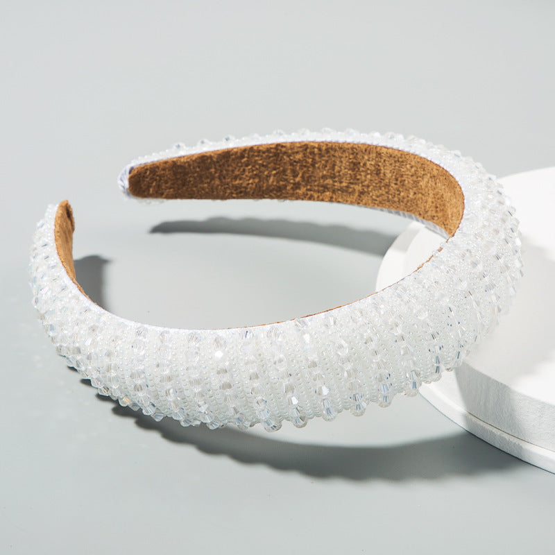 Hand-Woven Crystal Baroque Headband