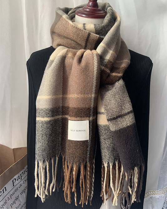Scarf Women Autumn And Winter Tassels