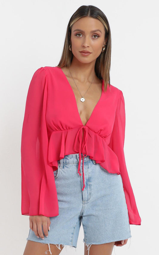 Chiffon Long Sleeve Sunscreen Blouse