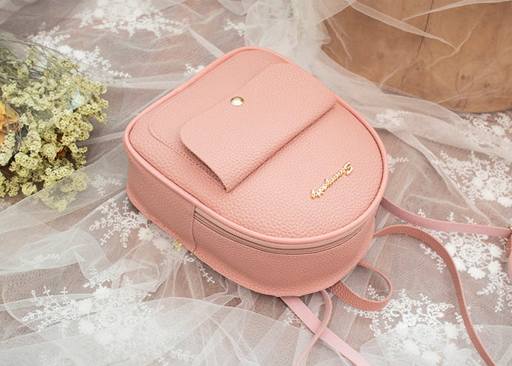 Small Shoulder Backpack Letter