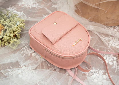 Small Shoulder Backpack Letter