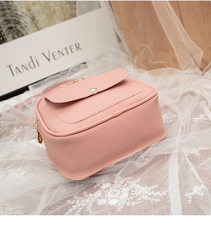 Small Shoulder Backpack Letter