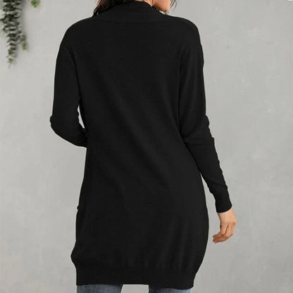 Long-Sleeve Knitted Cardigan