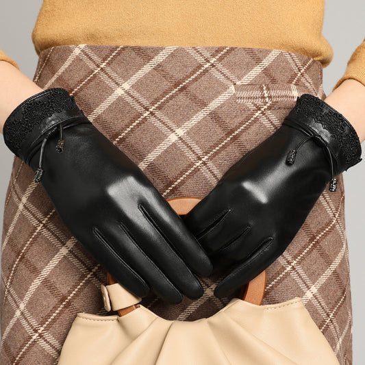 Fleece Lined Warm Cycling Gloves for Cold Weather