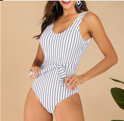 Printed Bikini Bodysuit One-Piece Swimsuit Monokini Beachwear