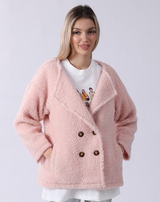 Pink Plush Jacket