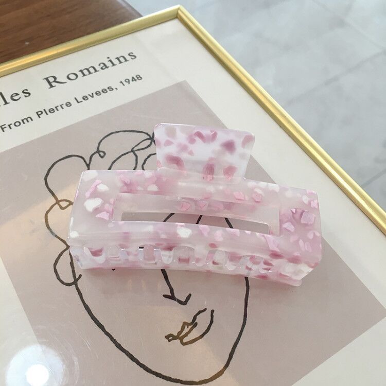 Large Geometric Acrylic Hair Clip Hair Grab