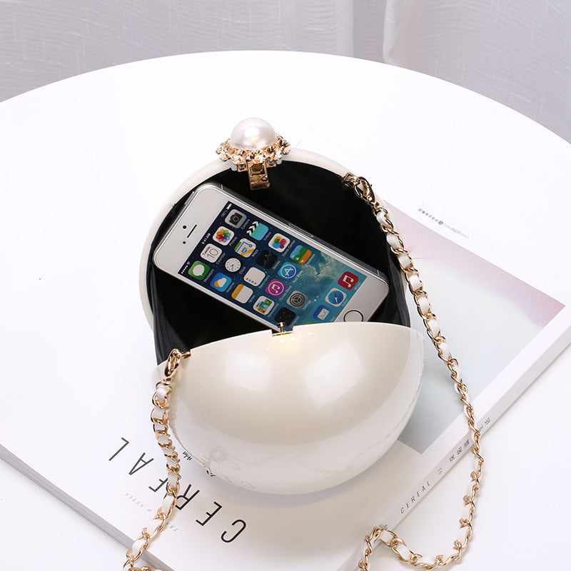 Luxury Round Ball Bag Elegant