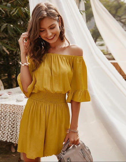 Off-Shoulder Romper