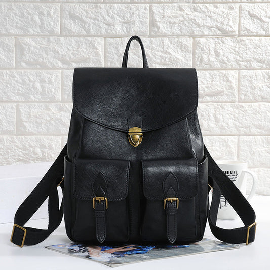 Cowhide Vintage Backpack