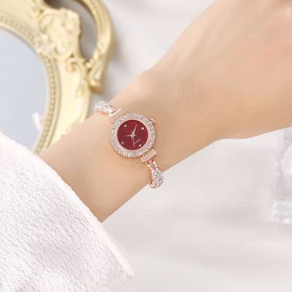 Luxury Gold Watch Fine Strap Bracelet Style Ladies