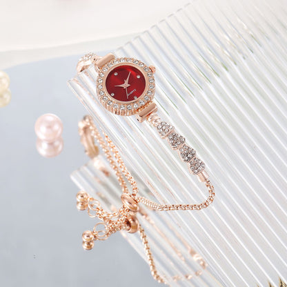 Luxury Gold Watch Fine Strap Bracelet Style Ladies