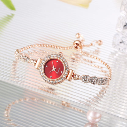 Luxury Gold Watch Fine Strap Bracelet Style Ladies
