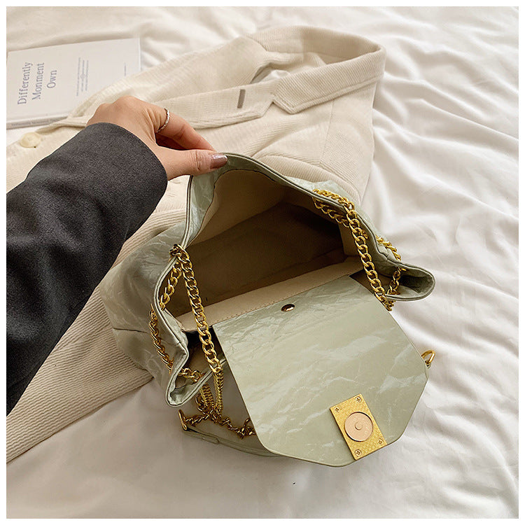 Versatile Double-Layer Tote Bag Large Capacity Handbag