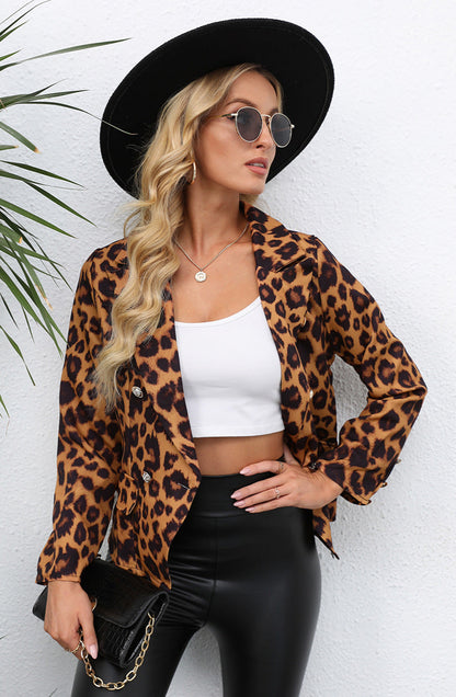 Lapel Fleece Jacket Long Sleeve Double-Sided