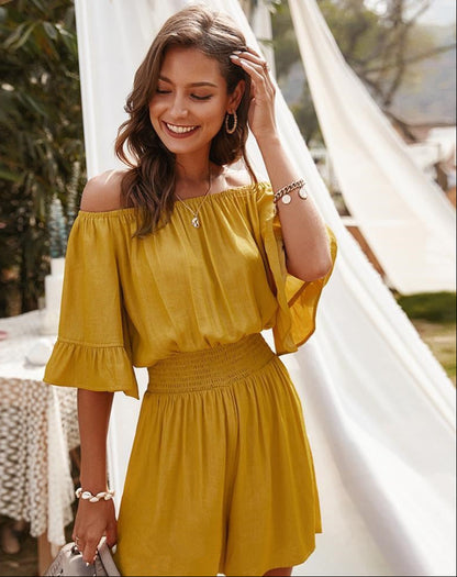 Off-Shoulder Romper