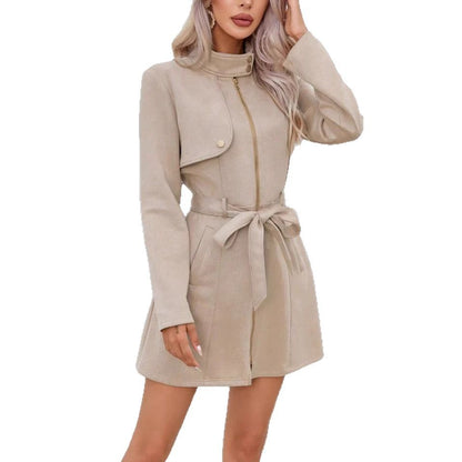 Simplicity Double-Breasted Lapel Modern Fashion Jacket