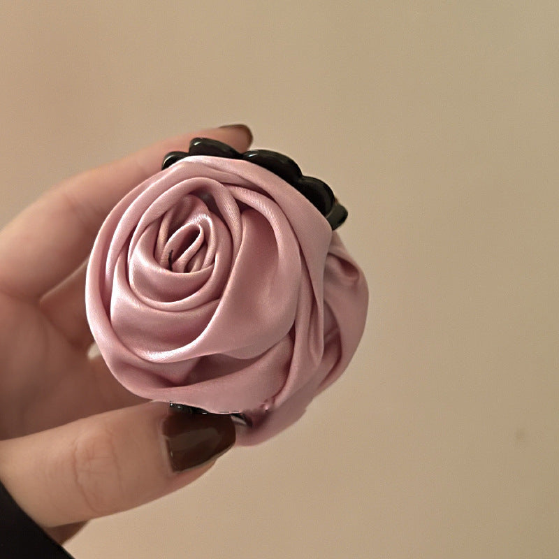 Vintage Rose Hair Clip Medium Hair