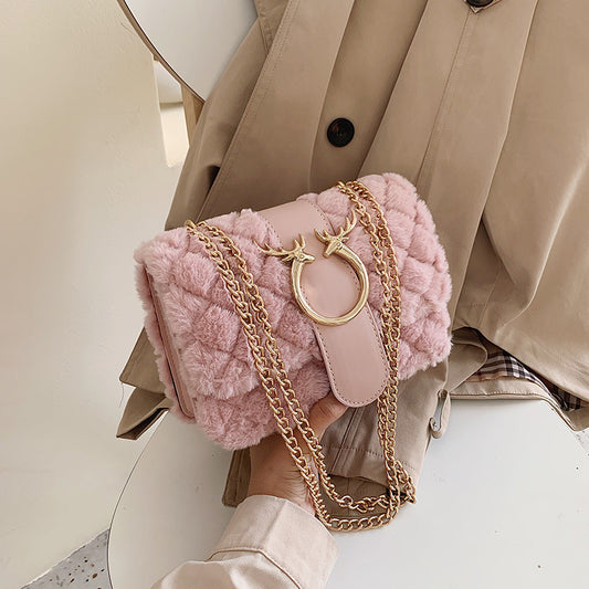 Compact Polyester Shoulder Bag with Modern Style
