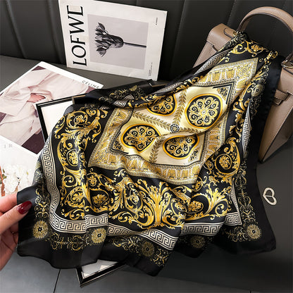 Light Luxury Silk Scarf – 70cm Elegant