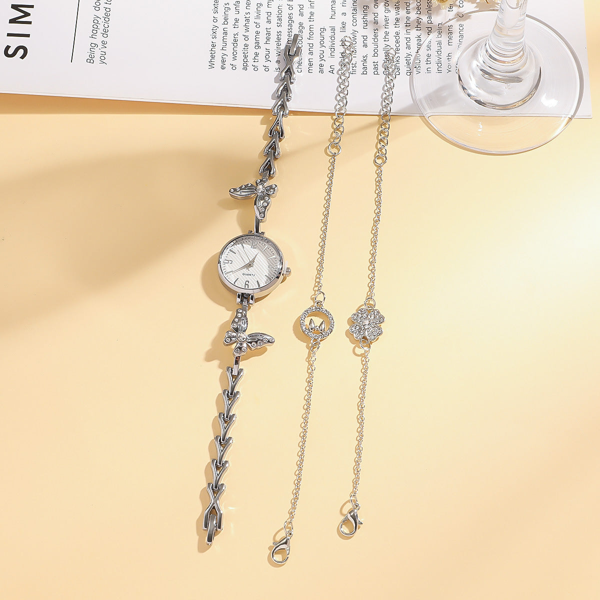 Diamond Set Elegant Temperamental Box