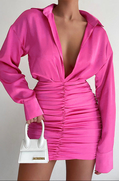 Print Dress Pocketed Fashion