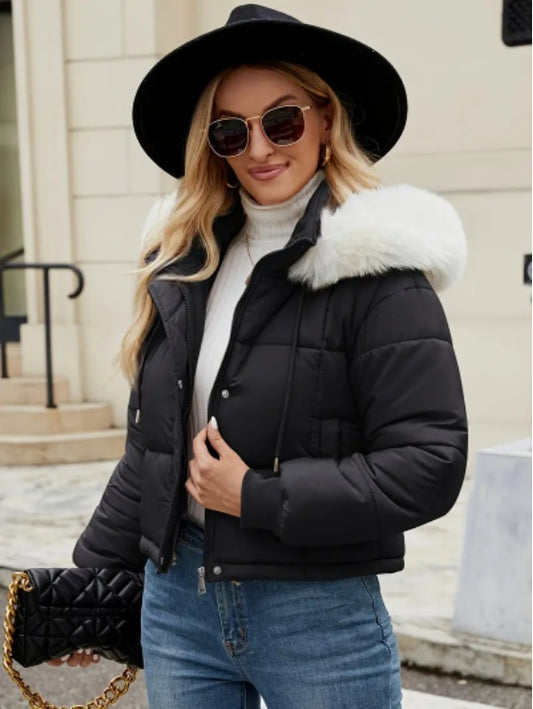 Chic Mint Puffer Jacket
