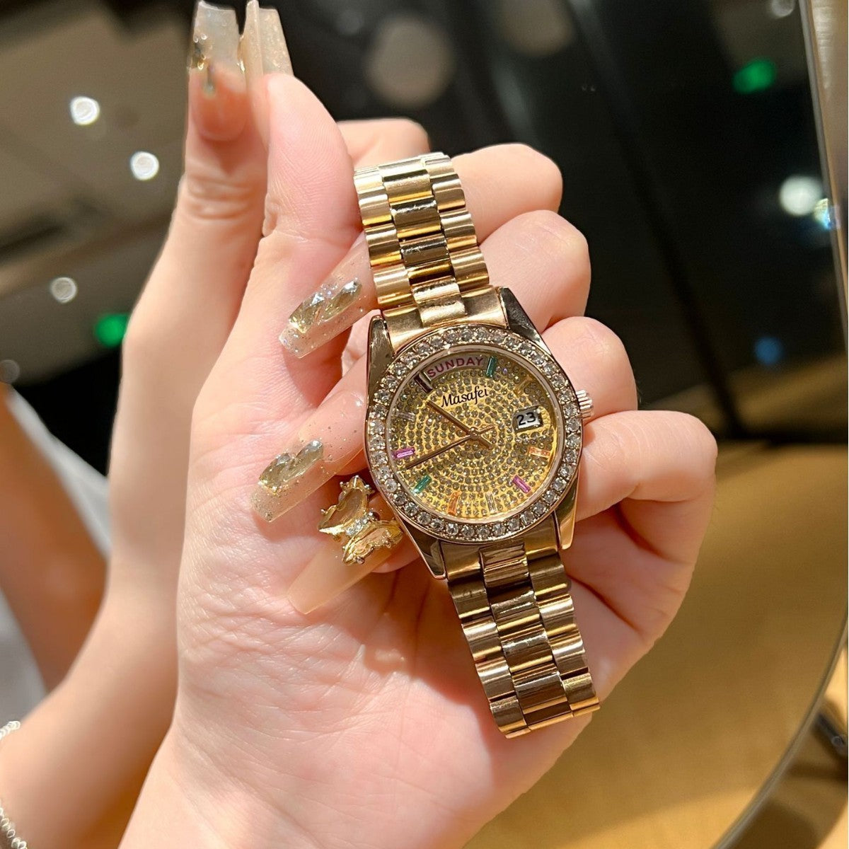 Fashion Waterproof Quartz Steel Watch