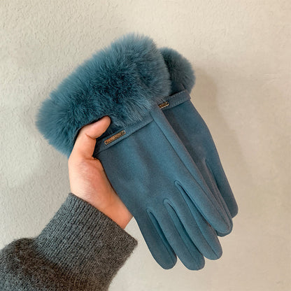 Touch Screen Fleece-Lined Winter Gloves