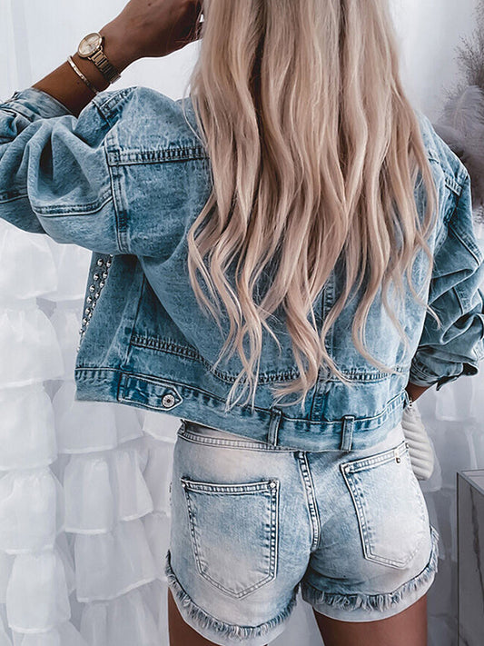 Autumn Street Rivet Denim Jacket