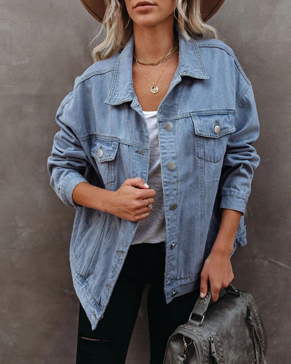 Denim Casual Jacket Lightweight Trendy