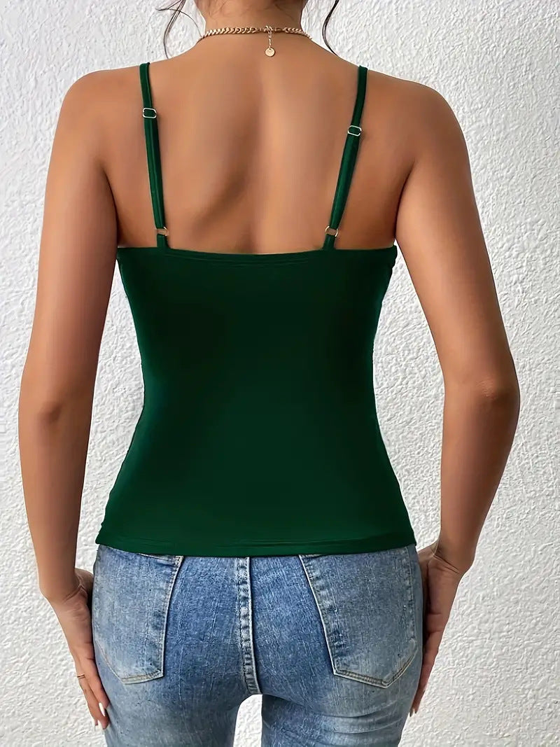 Off-the-Shoulder Sleeveless Cropped Tank Top Stylish Sling