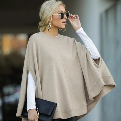 Bat Sleeve Knit Top – Loose Fit Sweater