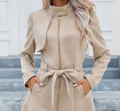 Simplicity Double-Breasted Lapel Modern Fashion Jacket