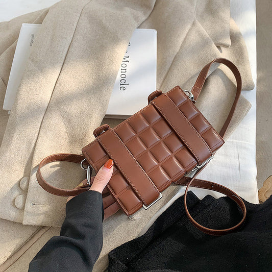 Fashion Rhombus One-shoulder Messenger Bag