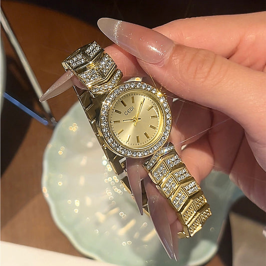 "Luxury Gold Shell Women’s Watch