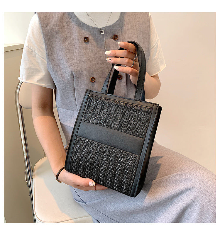 Simple Straw Bag Tote