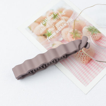 12cm Wavy Banana Hair Clip Erect
